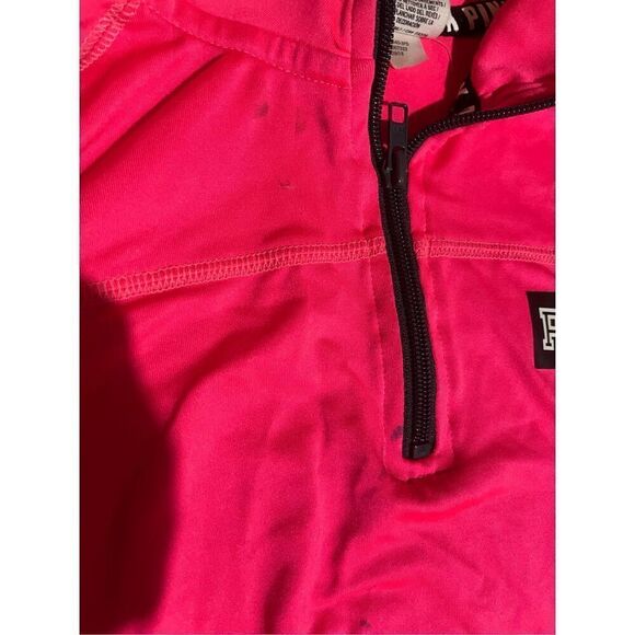 Womens Victoria Secrets PINK Halp Zip Shirt SZ XS - Picture 14 of 16